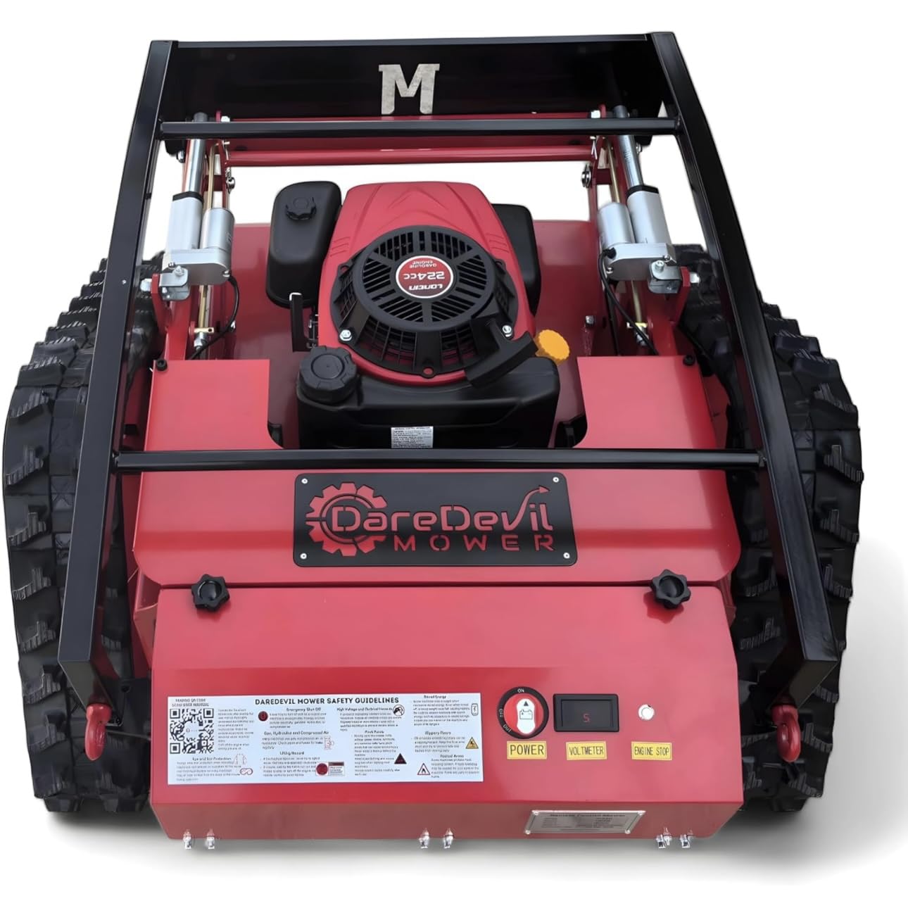 DareDevil Mower Remote Control Lawn Mower | 55° Slope Capability | 22-Inch Cut | Hybrid Self-Charging Dual Battery