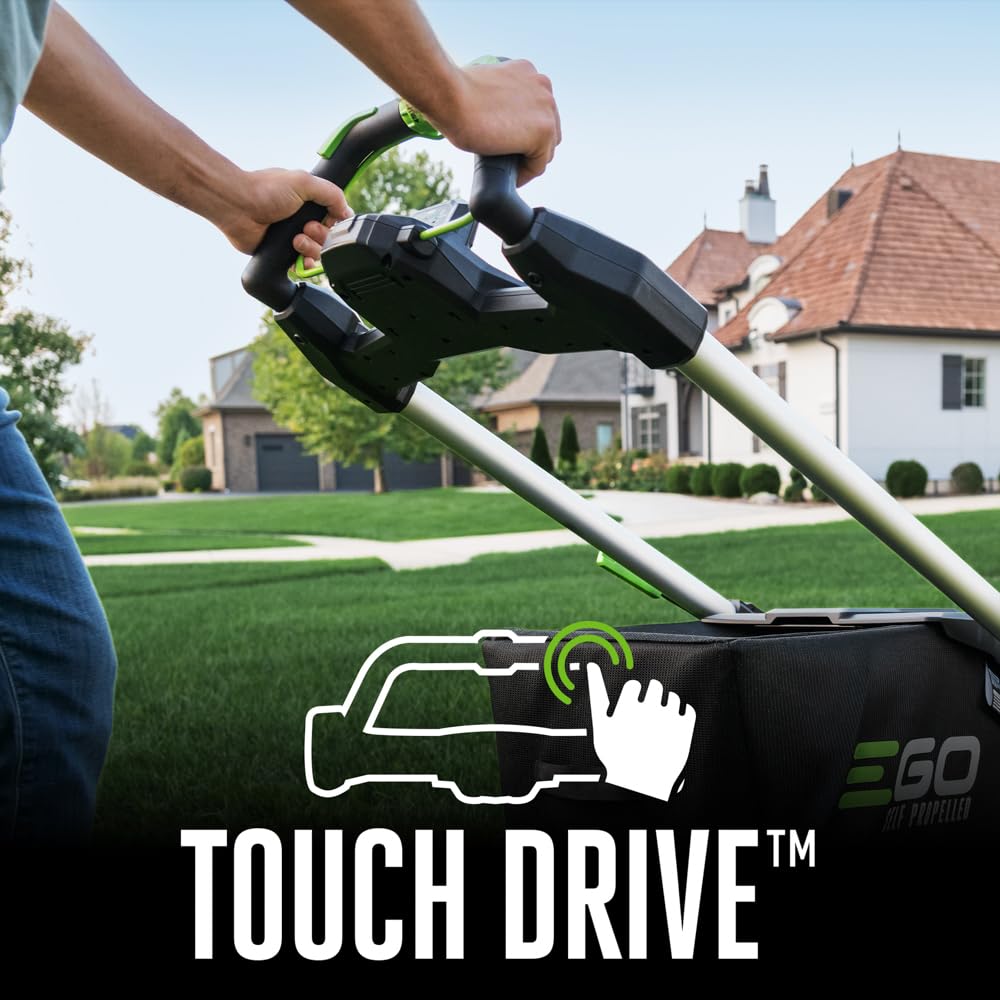 EGO POWER+ Electric Lawn Mower, Self-Propelled Cordless with 22" Aluminum Deck, Select Cut and Touch Drive