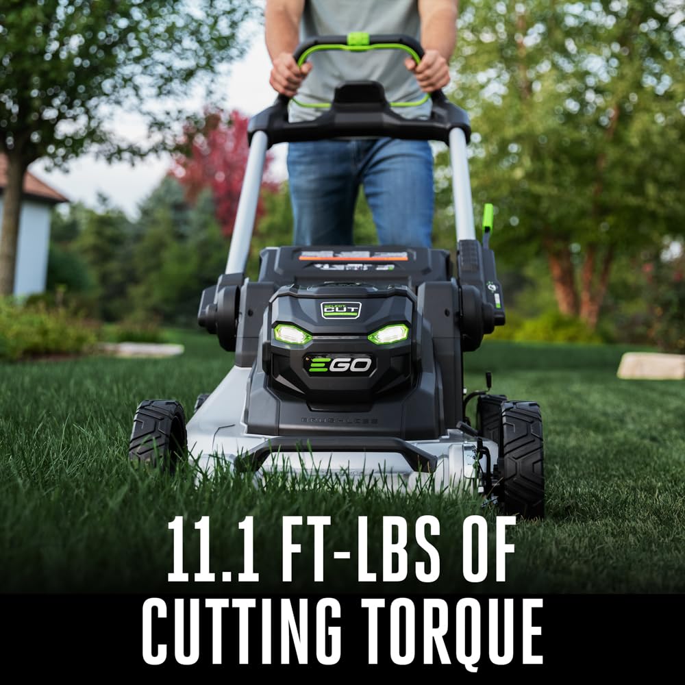 EGO POWER+ Electric Lawn Mower, Self-Propelled Cordless with 22" Aluminum Deck, Select Cut and Touch Drive