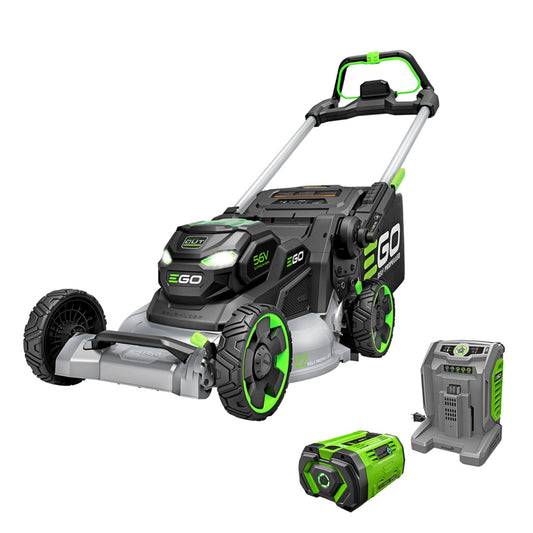 EGO POWER+ Electric Lawn Mower, Self-Propelled Cordless with 22" Aluminum Deck, Select Cut and Touch Drive
